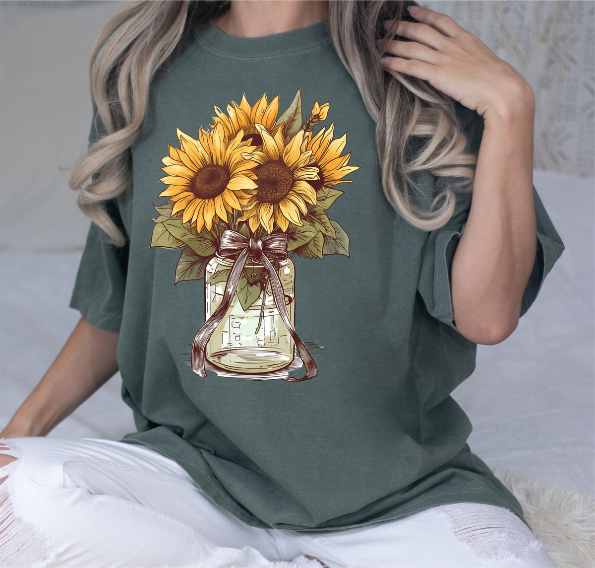 Beige Garment-Dyed T-Shirt by Sunflower on Sale